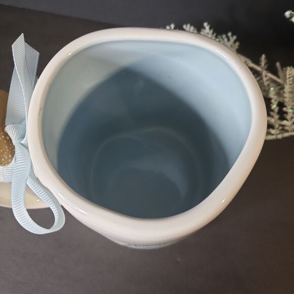 NEW Rae Dunn Disney Collectible Cinderella Up Til Midnight Blue Stoneware Mug - Picture 3 of 8